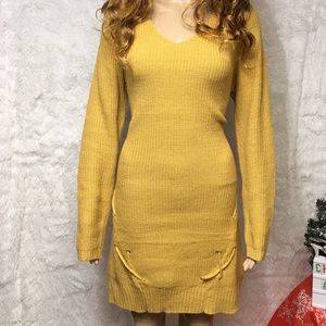 Long Sleeve Sweater Dress